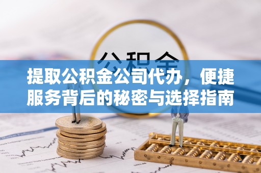 太湖提取公积金公司代办，便捷服务背后的秘密与选择指南
