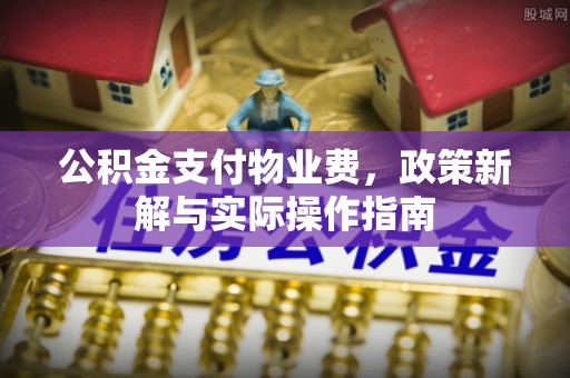 太湖公积金支付物业费，政策新解与实际操作指南