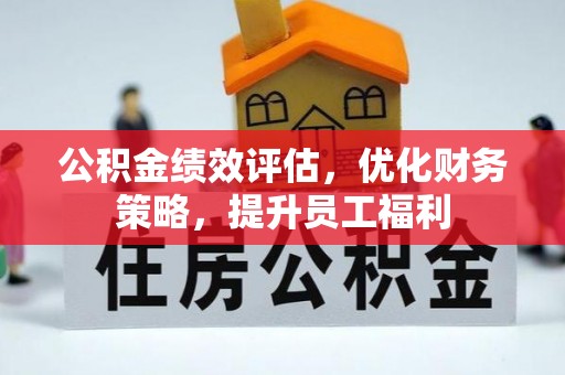 太湖公积金绩效评估，优化财务策略，提升员工福利