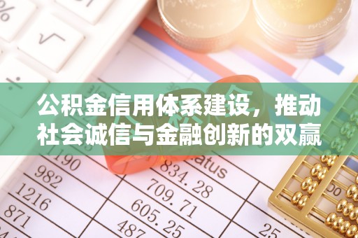 太湖公积金信用体系建设，推动社会诚信与金融创新的双赢之道