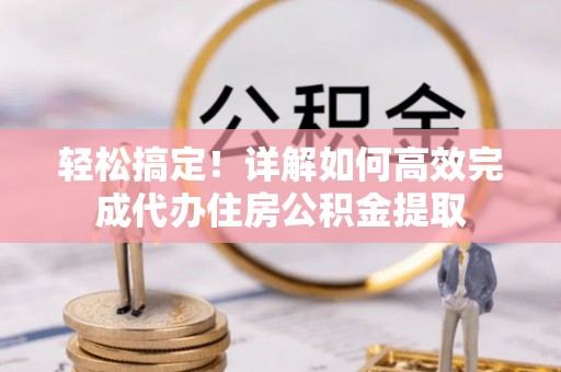 太湖轻松搞定！详解如何高效完成代办住房公积金提取