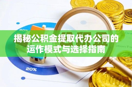 太湖揭秘公积金提取代办公司的运作模式与选择指南