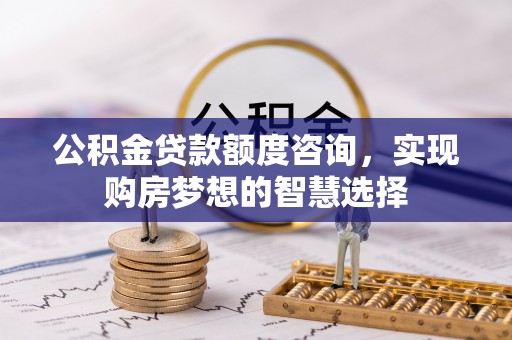 太湖公积金贷款额度咨询，实现购房梦想的智慧选择