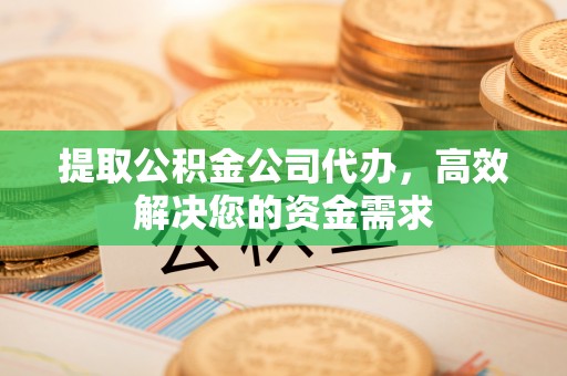 太湖提取公积金公司代办，高效解决您的资金需求