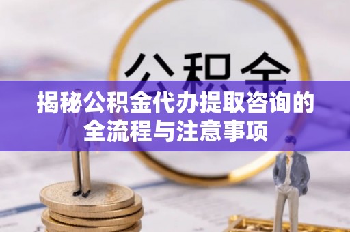 太湖揭秘公积金代办提取咨询的全流程与注意事项