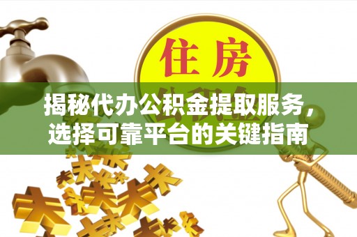 太湖揭秘代办公积金提取服务，选择可靠平台的关键指南