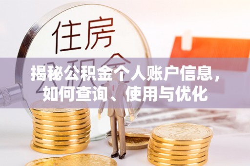 太湖揭秘公积金个人账户信息，如何查询、使用与优化