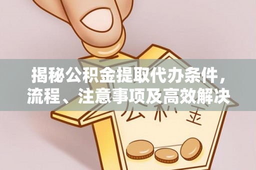 太湖揭秘公积金提取代办条件，流程、注意事项及高效解决方案