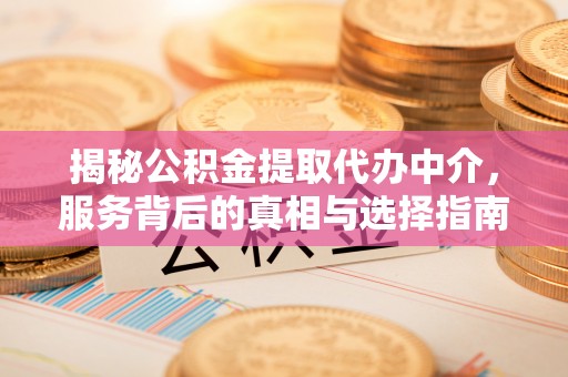 太湖揭秘公积金提取代办中介，服务背后的真相与选择指南