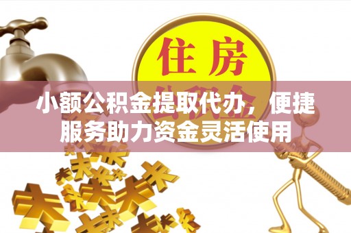 太湖小额公积金提取代办，便捷服务助力资金灵活使用