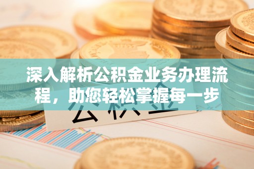 太湖深入解析公积金业务办理流程，助您轻松掌握每一步