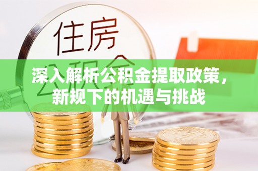 太湖深入解析公积金提取政策，新规下的机遇与挑战