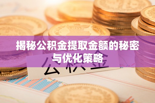 太湖揭秘公积金提取金额的秘密与优化策略