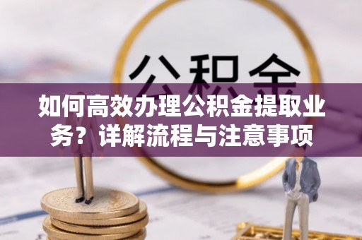 太湖如何高效办理公积金提取业务？详解流程与注意事项