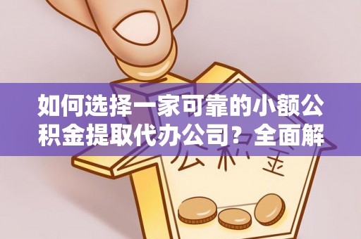 太湖如何选择一家可靠的小额公积金提取代办公司？全面解析与指南