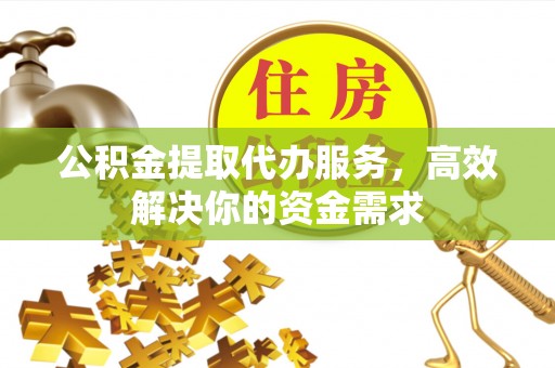 太湖公积金提取代办服务，高效解决你的资金需求