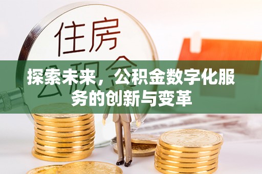 太湖探索未来，公积金数字化服务的创新与变革