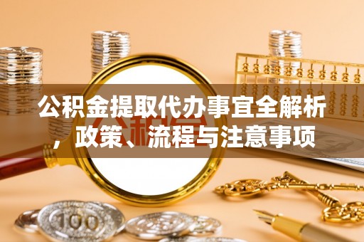 太湖公积金提取代办事宜全解析，政策、流程与注意事项