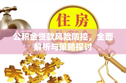 太湖公积金贷款风险防控，全面解析与策略探讨