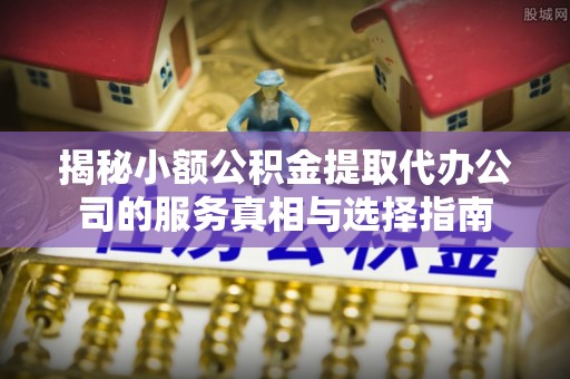太湖揭秘小额公积金提取代办公司的服务真相与选择指南