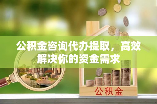 太湖公积金咨询代办提取，高效解决你的资金需求
