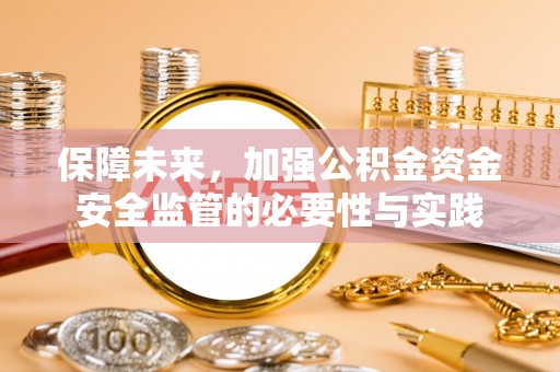 太湖保障未来，加强公积金资金安全监管的必要性与实践