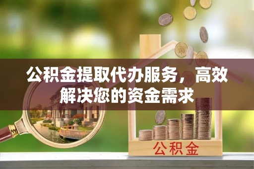 太湖公积金提取代办服务，高效解决您的资金需求