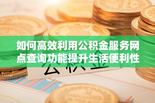 太湖如何高效利用公积金服务网点查询功能提升生活便利性