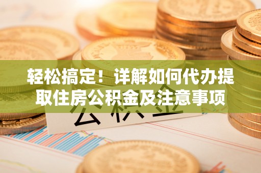 太湖轻松搞定！详解如何代办提取住房公积金及注意事项