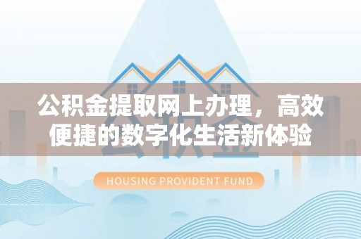 太湖公积金提取网上办理，高效便捷的数字化生活新体验
