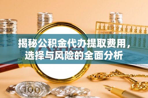 太湖揭秘公积金代办提取费用，选择与风险的全面分析
