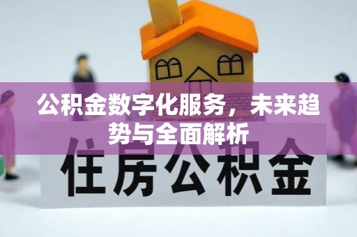 太湖公积金数字化服务，未来趋势与全面解析