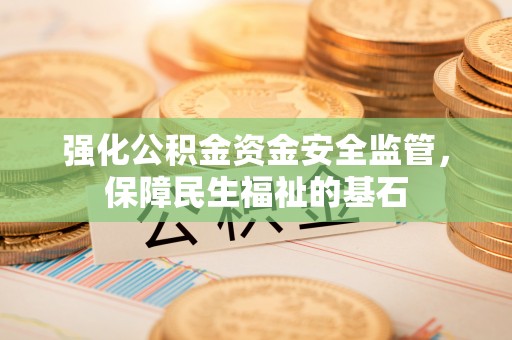 太湖强化公积金资金安全监管，保障民生福祉的基石