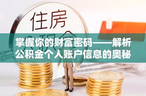 太湖掌握你的财富密码——解析公积金个人账户信息的奥秘