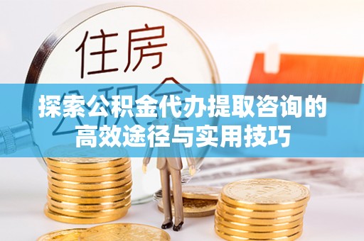 太湖探索公积金代办提取咨询的高效途径与实用技巧
