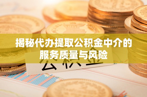 太湖揭秘代办提取公积金中介的服务质量与风险